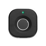 Smart fingerprint cabinet lock with biometric access and matte black finish for secure keyless entry