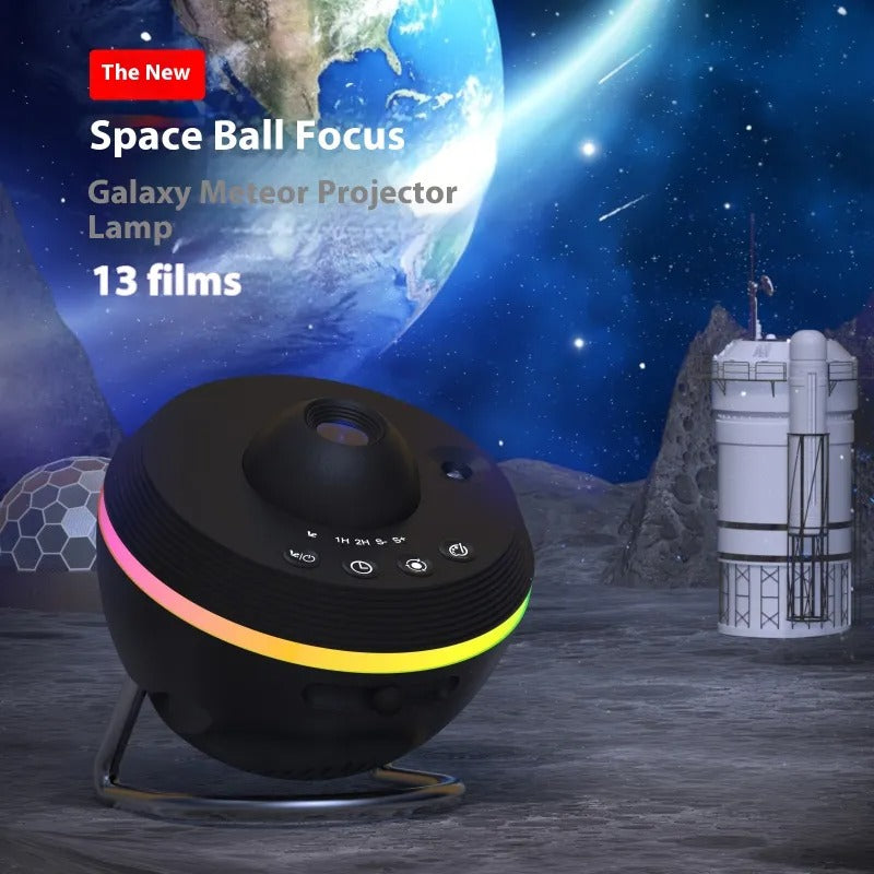 space ball projector casting stars in room