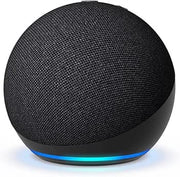 Alaxe Mini Bluetooth Speaker compact round wireless speaker with cloth cover and blue LED light